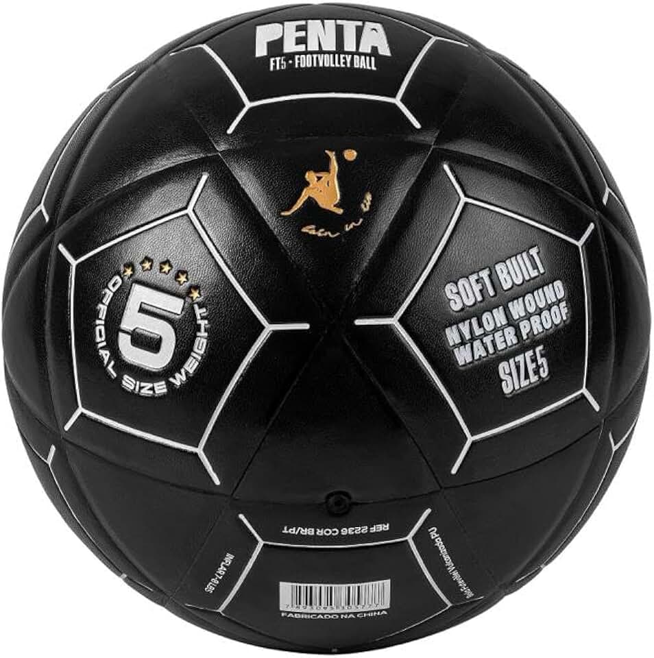 Bola de Futvolei Penta Preta ft5 Altinha Profissional