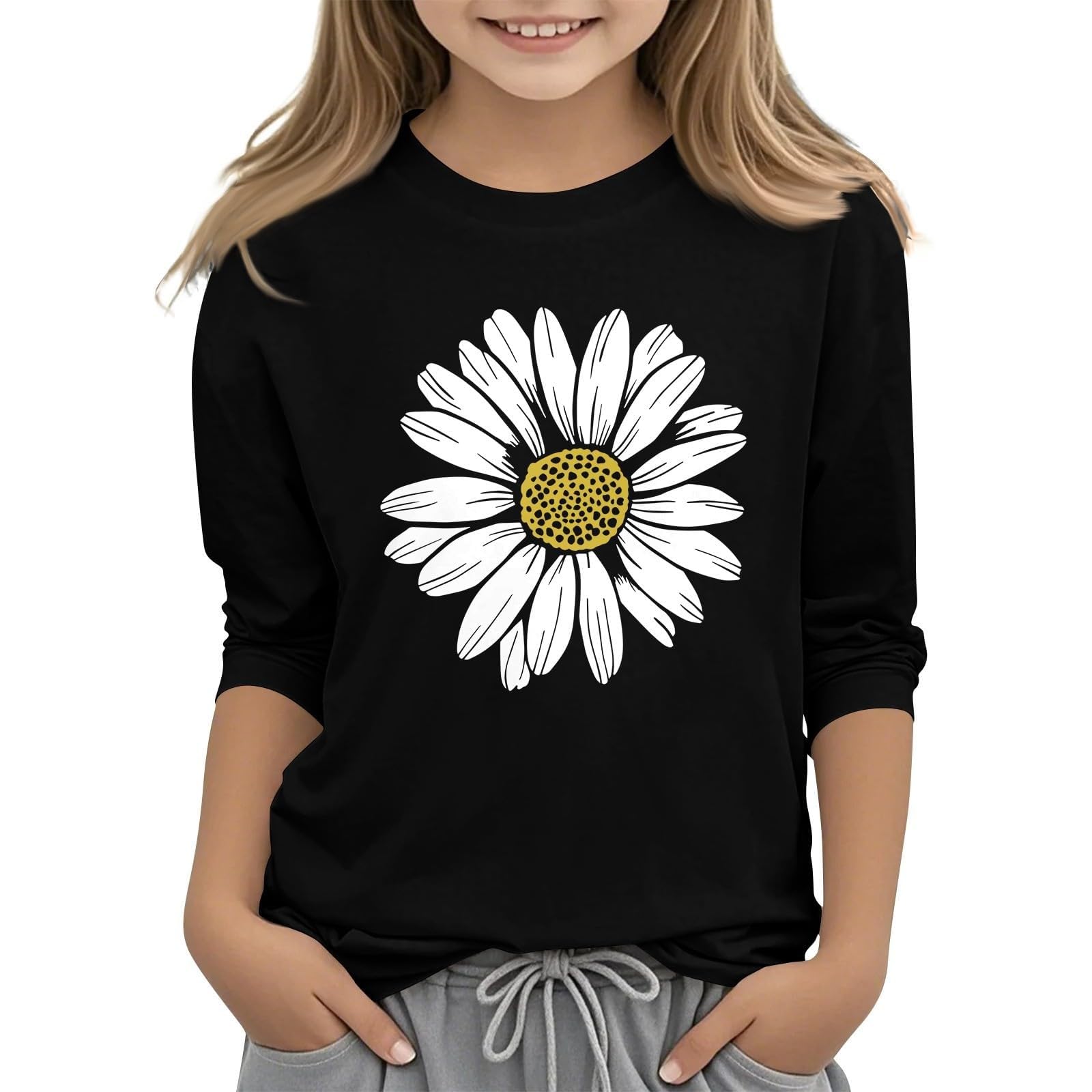 Mjjsk Meisjes T-shirt met lange mouwen coltrui effen basic tops