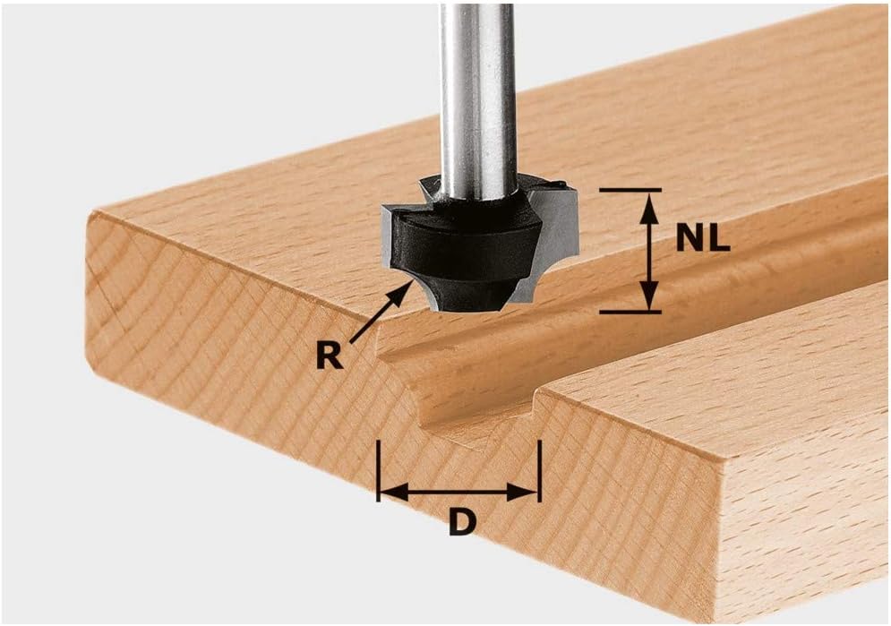 Festool 491004 Plunge ovolo Bit HW 17mm R3