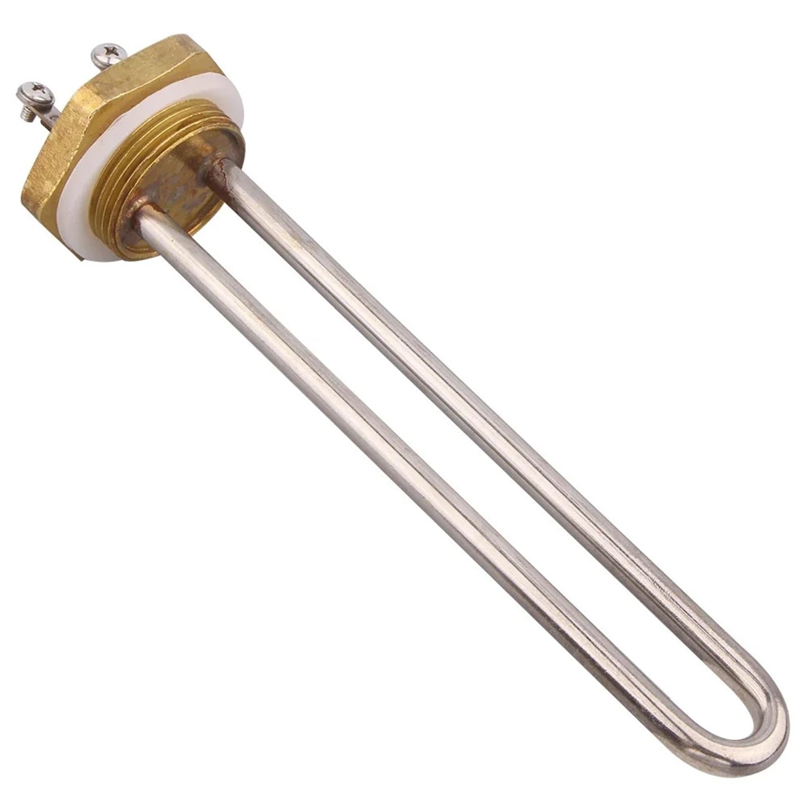 12V Heizelement DN32/1,25" Elektrische Rohrheizung DC Immersion Wasser 200W/300W SUS304 1Stk(12v 200w)