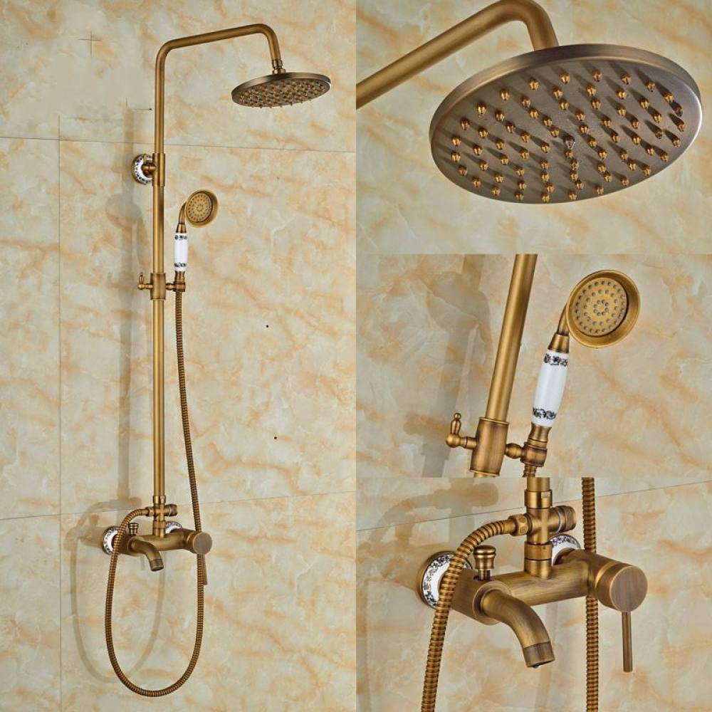 recién baño Juego Grifo con Manual de Ducha antigüedad