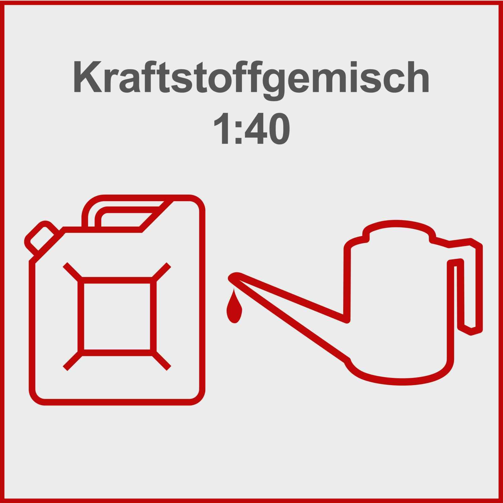 Scheppach Motosierra PCS26 de gasolina con diámetro de corte de 20 cm, motor de gasolina de 2 tiempos, potencia de 0,95 CV, longitud de la espada 25 cm, cilindrada de 25,4 cm³, lubricación automática
