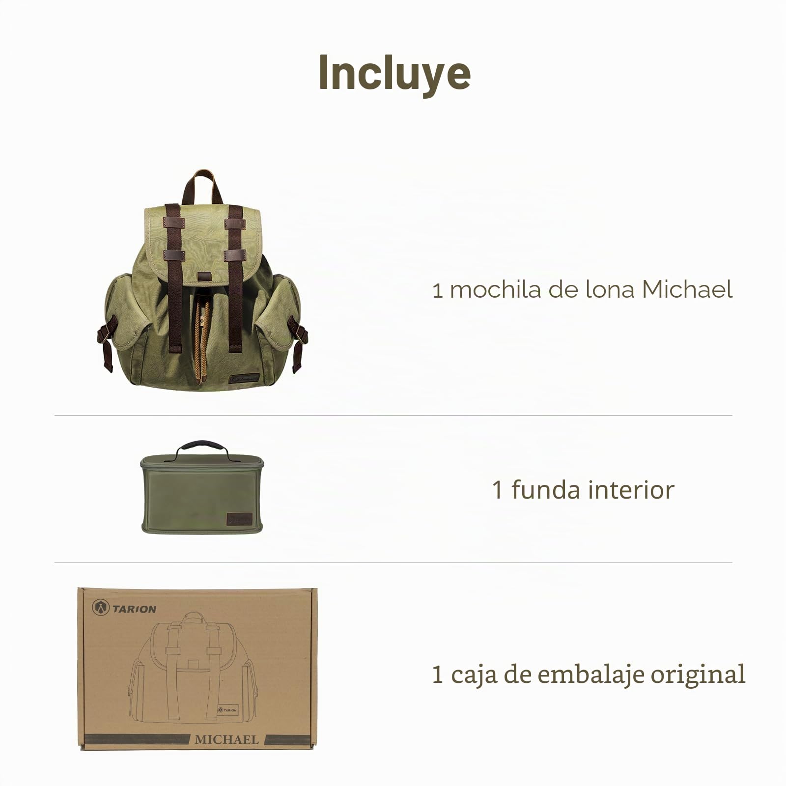 TARION Michael Mochila para cámara Unisex adulto (Pack de 1)