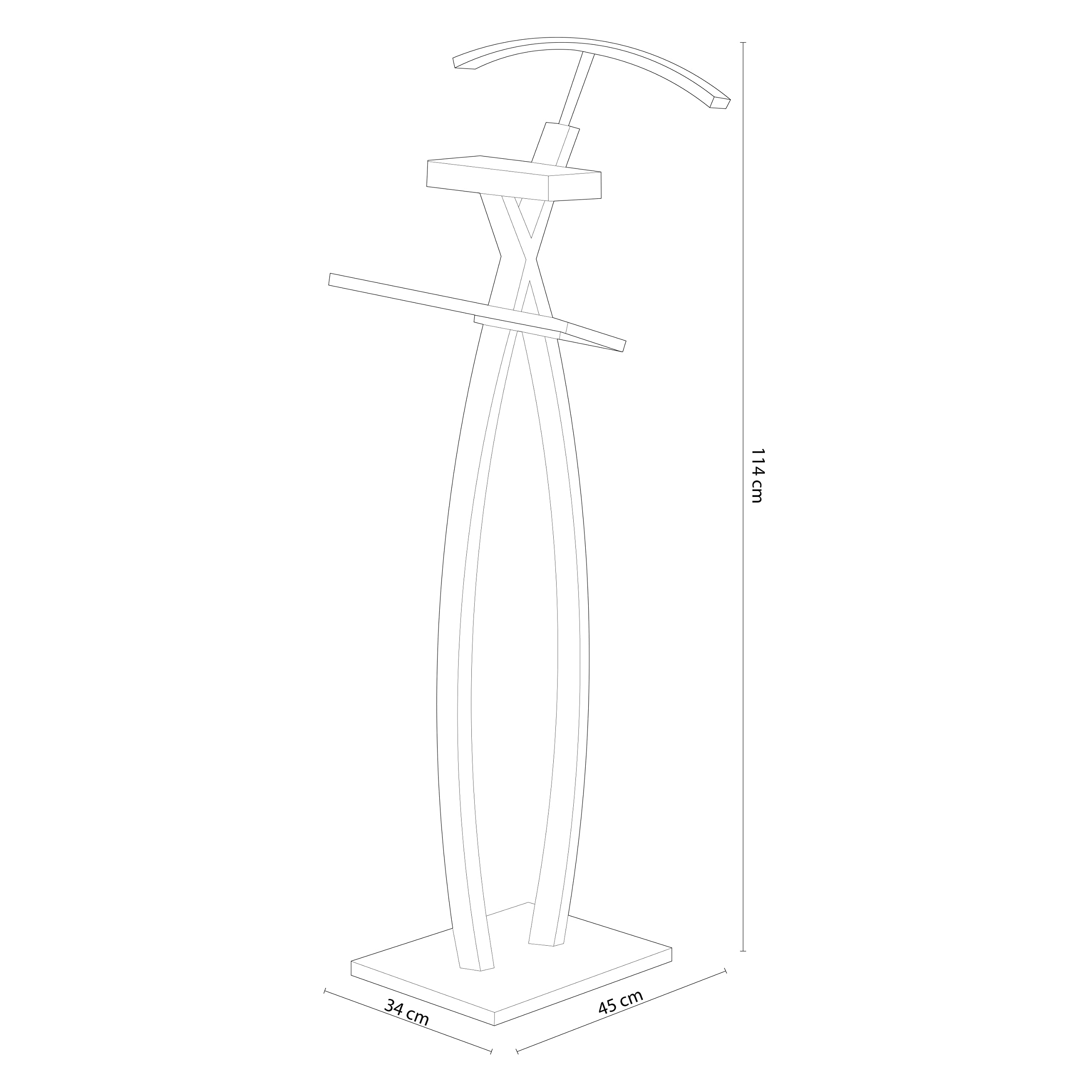 Indossatore Da Camera Foppapedretti Bianco - Legno Massiccio Con Ruote E Accessori - Foto 4