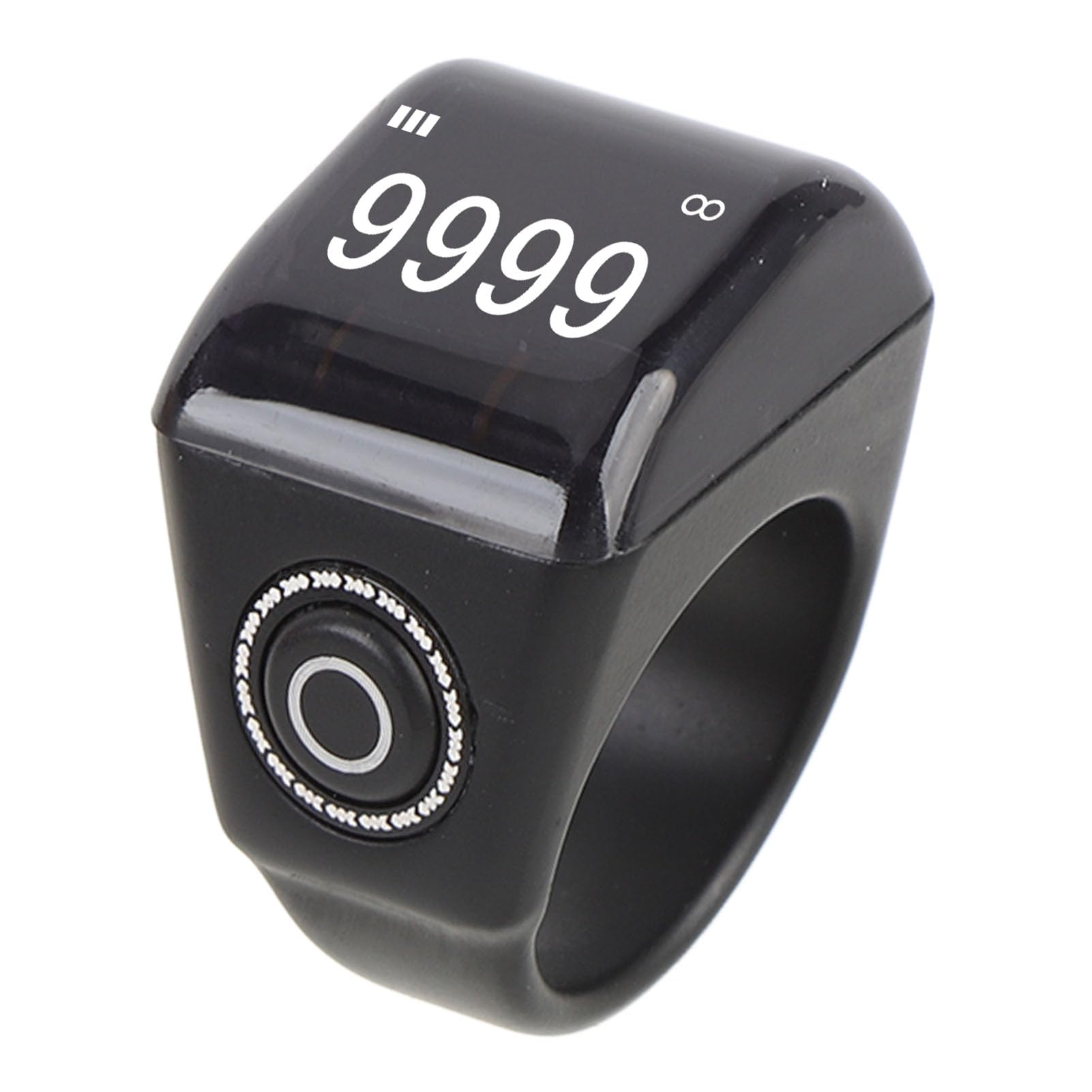 SIXRUN Compteur de Doigts électronique, Chapelet Numérique, Compteur Intelligent de Clics Manuel, étanche IP67 pour Le Sport, Le Fitness, Le Suivi des Prières