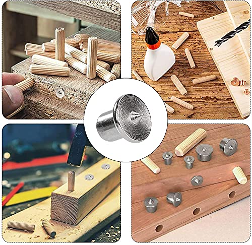 16 Pcs Dowel Pin Center Dowel Centre Point Set, Woodworking Alignment Tool Points Marker Drill Center Stainless Steel for Woodwork Drill Tools, 6/8/10/12mm 3 16 Pcs Dowel Pin Center Dowel Centre Point Set, Woodworking Alignment Tool Points Marker Drill Center Stainless Steel for Woodwork Drill Tools, 6/8/10/12mm - Image 3
