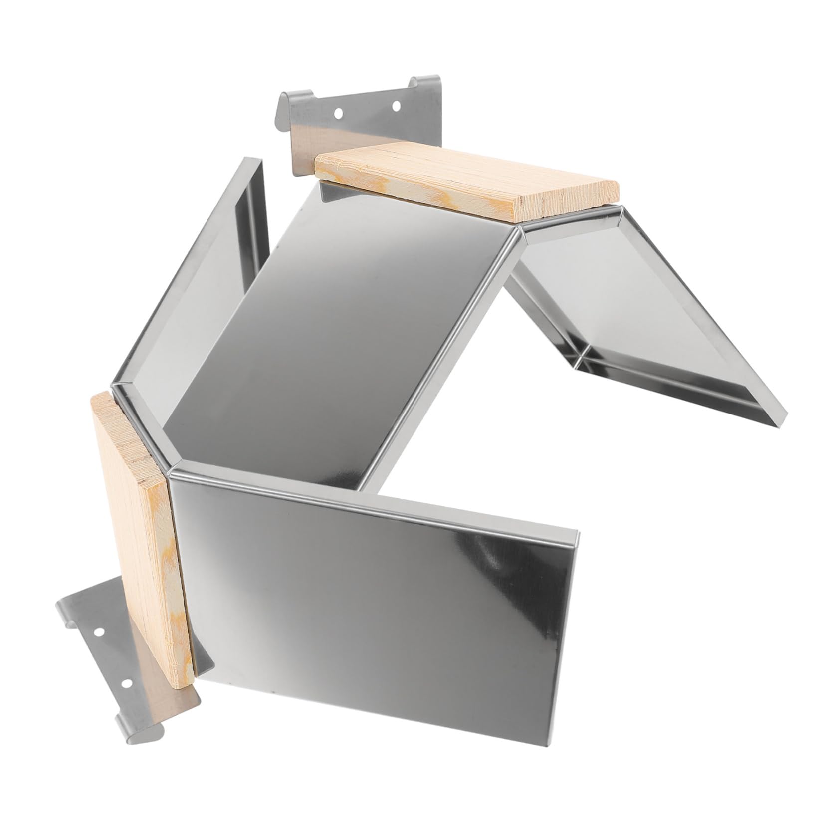 BESPORTBLE 4piezas Soporte De Percha para Pájaros De Inoxidable Percha De Descanso para Palomas y Aves Juguete para Aves para Periquitos y Gallinas