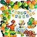 Dinosaurios Fiesta de Cumpleaños Decoracion,GEEKEO Globos para Fiestas de Cumpleaños Dinosaur Globos Cumpleaños de Niños Decoraciones Globos Dinosau Decoracion Cumpleaños Dinosaurios