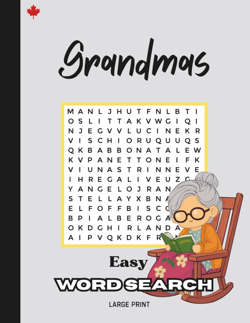 Grandmas Easy Word Search Book: 40 Easy Word Searches With Pictures
