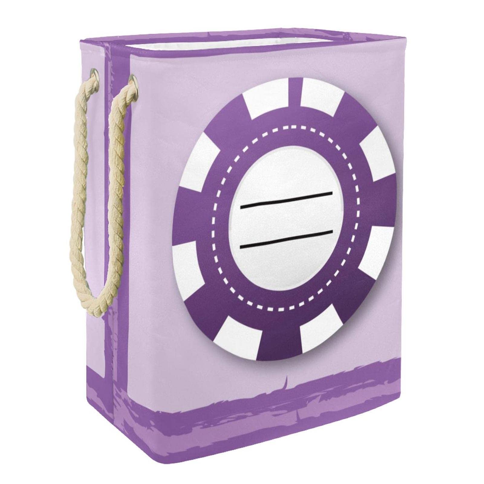 Panier à linge jeton de poker sac de rangement vêtements sales grand