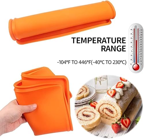 Miniatura 3 de 2 piezas de rollo suizo para tartas, herramienta para hornear, herramientas de pastelería, silicona antiadherente para hornear, molde de silicona