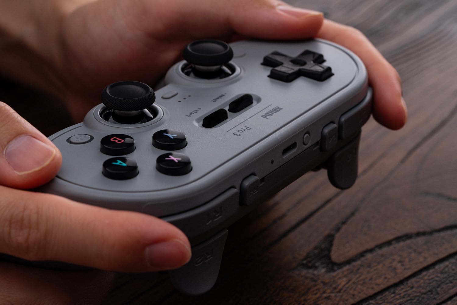 8BitDo Pro 3 Bluetooth Controller for Switch/Switch 2 – TMR Joysticks, Swappable ABXY Buttons, Pro Back Buttons, Charging Dock, Hall Effect Triggers, for Windows, Apple, SteamOS, Android - Gray