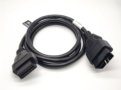 Miniatura 2 de Elecbee Varón del cable de extensión del OBD del camión del automóvil al cable de diagnóstico femenino el 1.5M del Pin OBD2 16