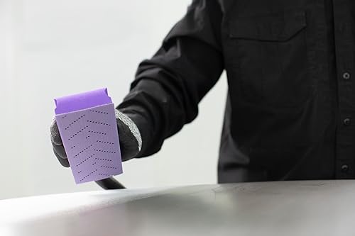 Miniatura 10 de Rollo de hoja abrasiva 3M Cubitron II Hookit, 34450, Multi-Orificio, 70 mm x 12 m, Grado 400+, Lijado para remoción de recubrimientos, reparación de