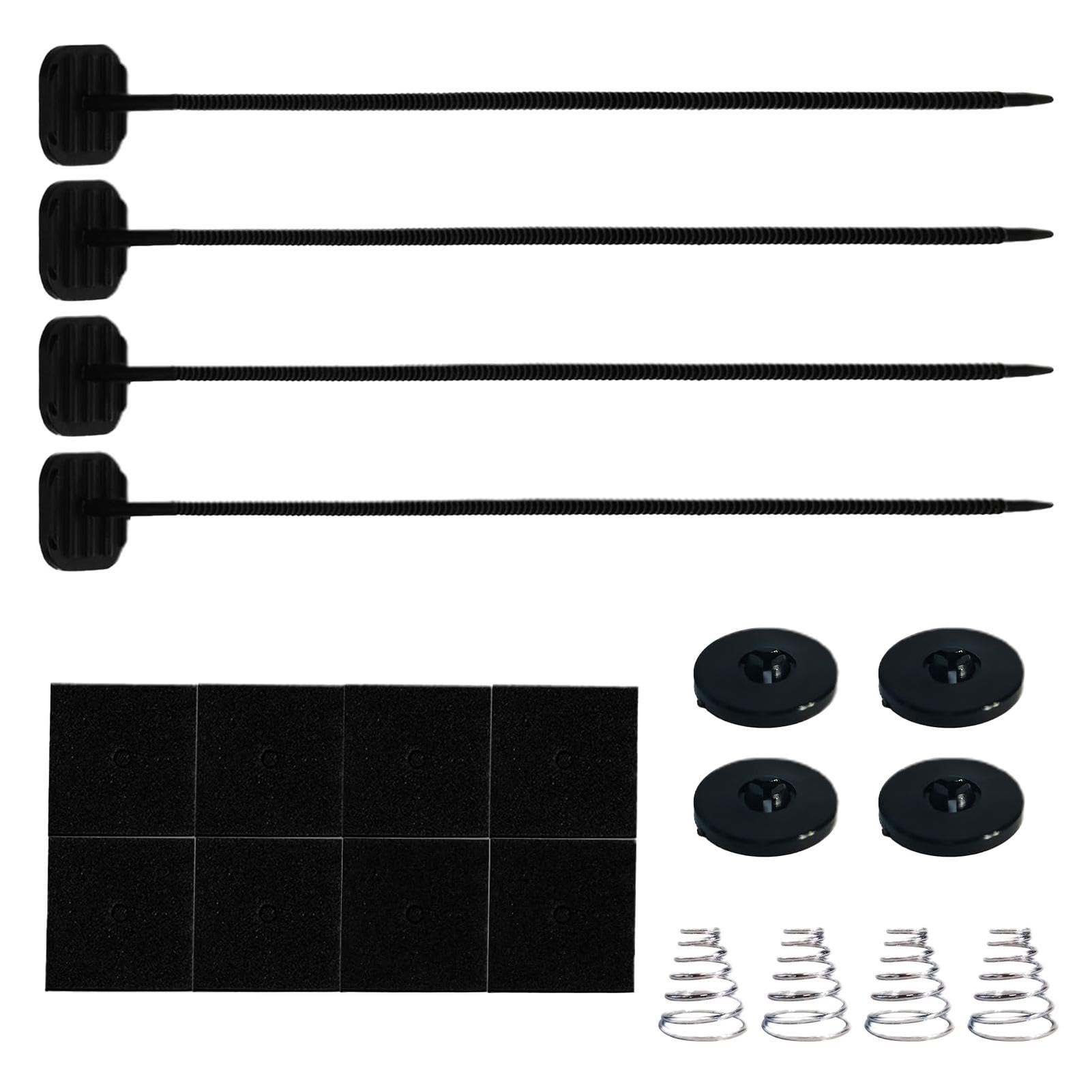 Kit De Montage Universel Pour Ventilateur Radiateur SPAWON - Sangles, Pads, Ressorts, Neuf