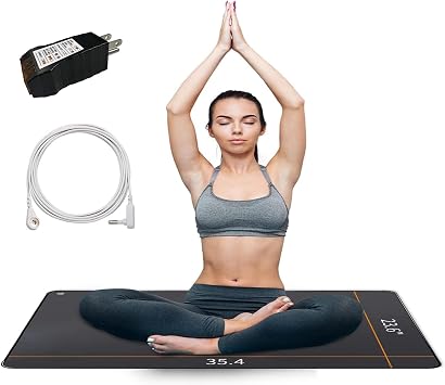 NIULAFR Grounding Mat, Universal Grounding Sleep & Yoga Mat with Outlet Tester for Better Sleep