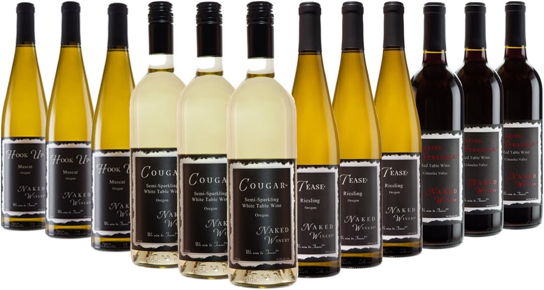 Naked Winery The Sweetest Love Sweet Mixed Wine Case, 12 x 750 mL