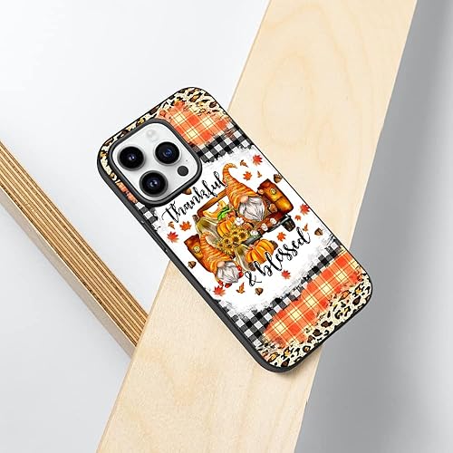 Miniatura 4 de Thankful Be Blessed Truck Gomne Fall Harvest Funda de teléfono a cuadros con estampado de leopardo para iPhone 16 15 14 13 12 11 Pro Max Galaxy S25