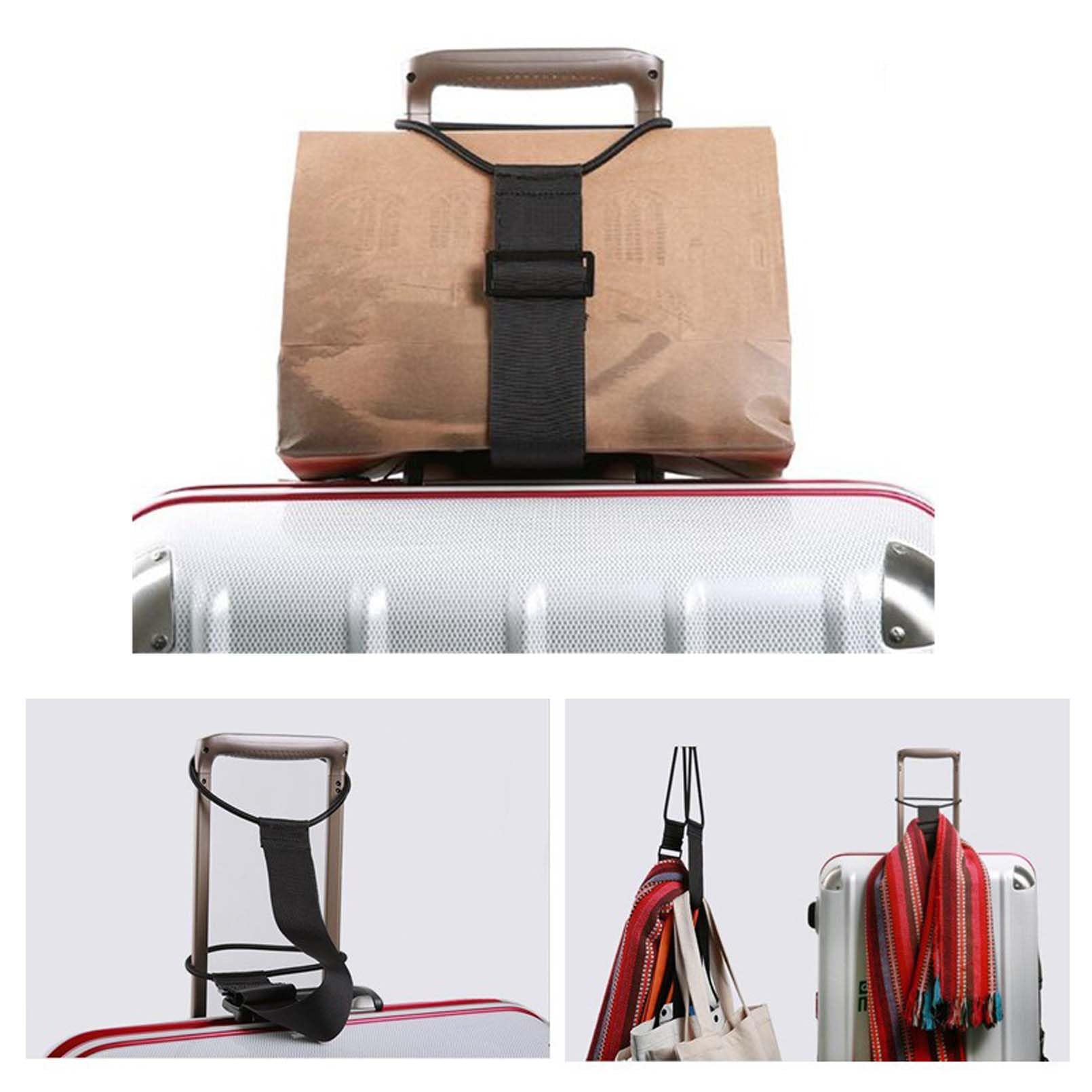 Sangle élastique Réglable Pour Valise Et Sac - Fixation Sécurisée Pour Empiler Les Bagages En Voyage