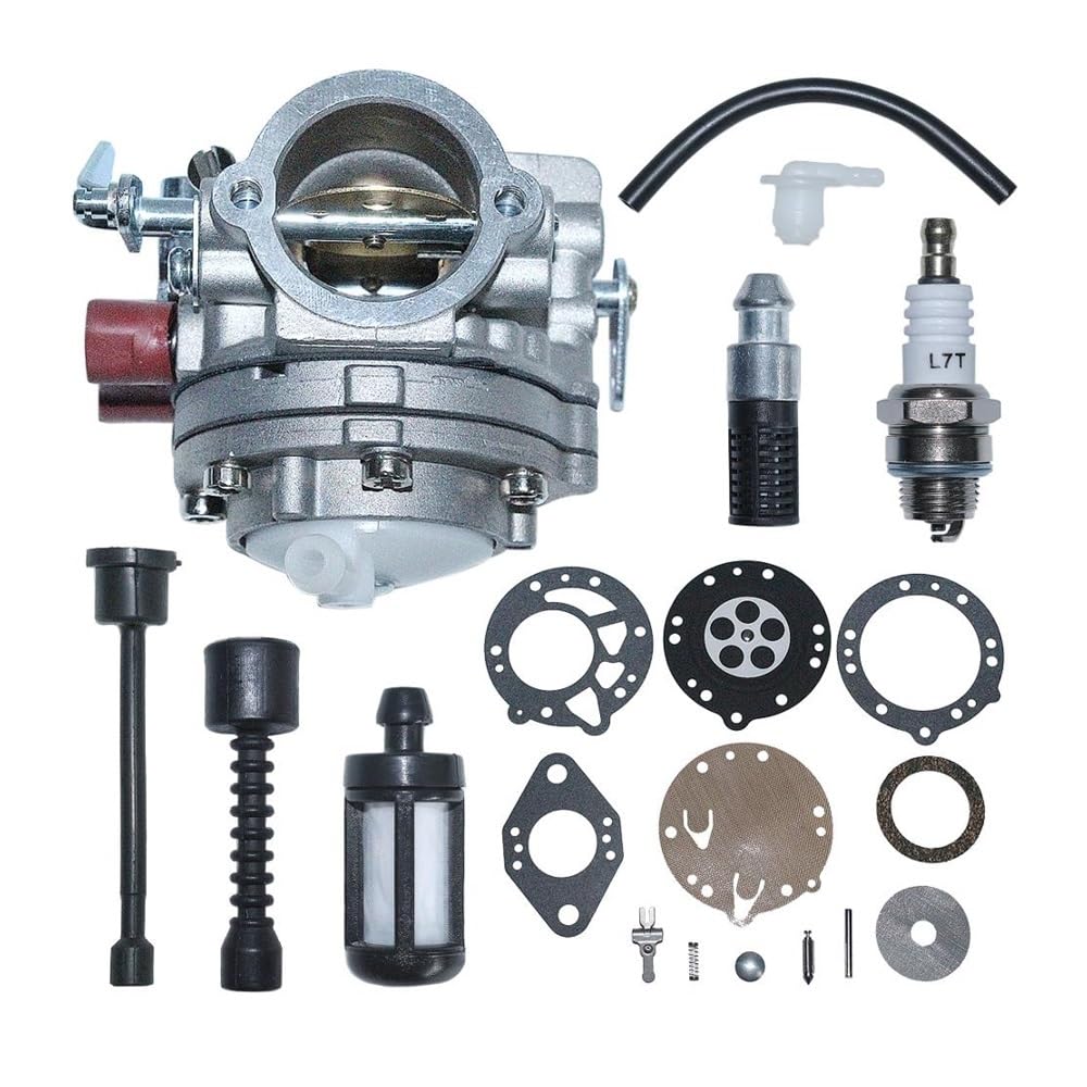 Herramientas de jardín Kit de reparación de Manguera y Filtro de Combustible for carburador, Compatible con Motores de Motosierra 070 y 090, Motosierra Gasolina