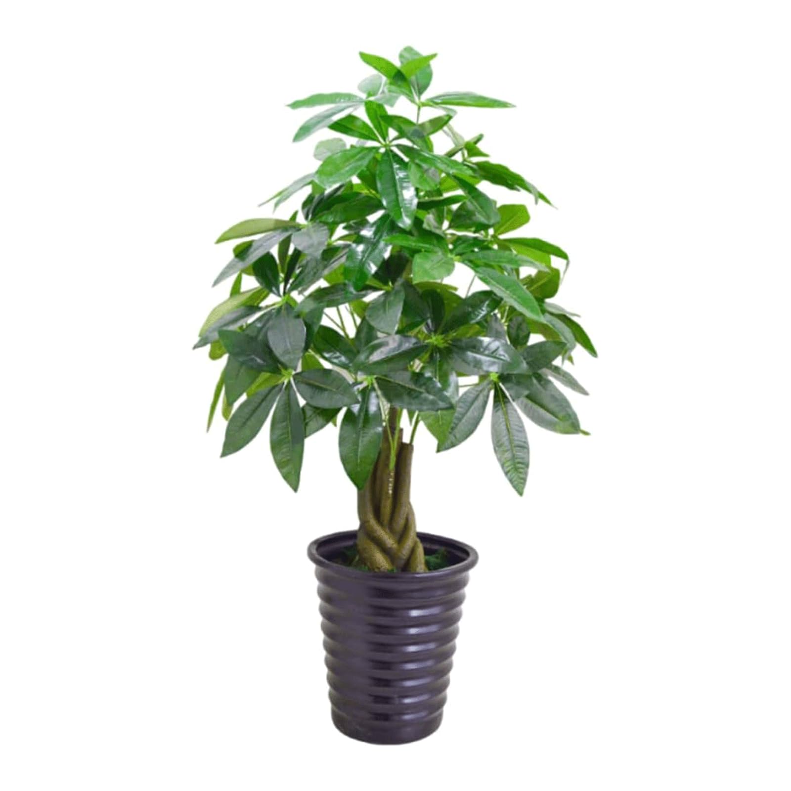HCZKIUJY Waterproof Artificial Tree 140 Cm/4.5 Ft Artificial Plants Money Tree Money Tree Fake Tree Potted Greening Faux Plant Decor