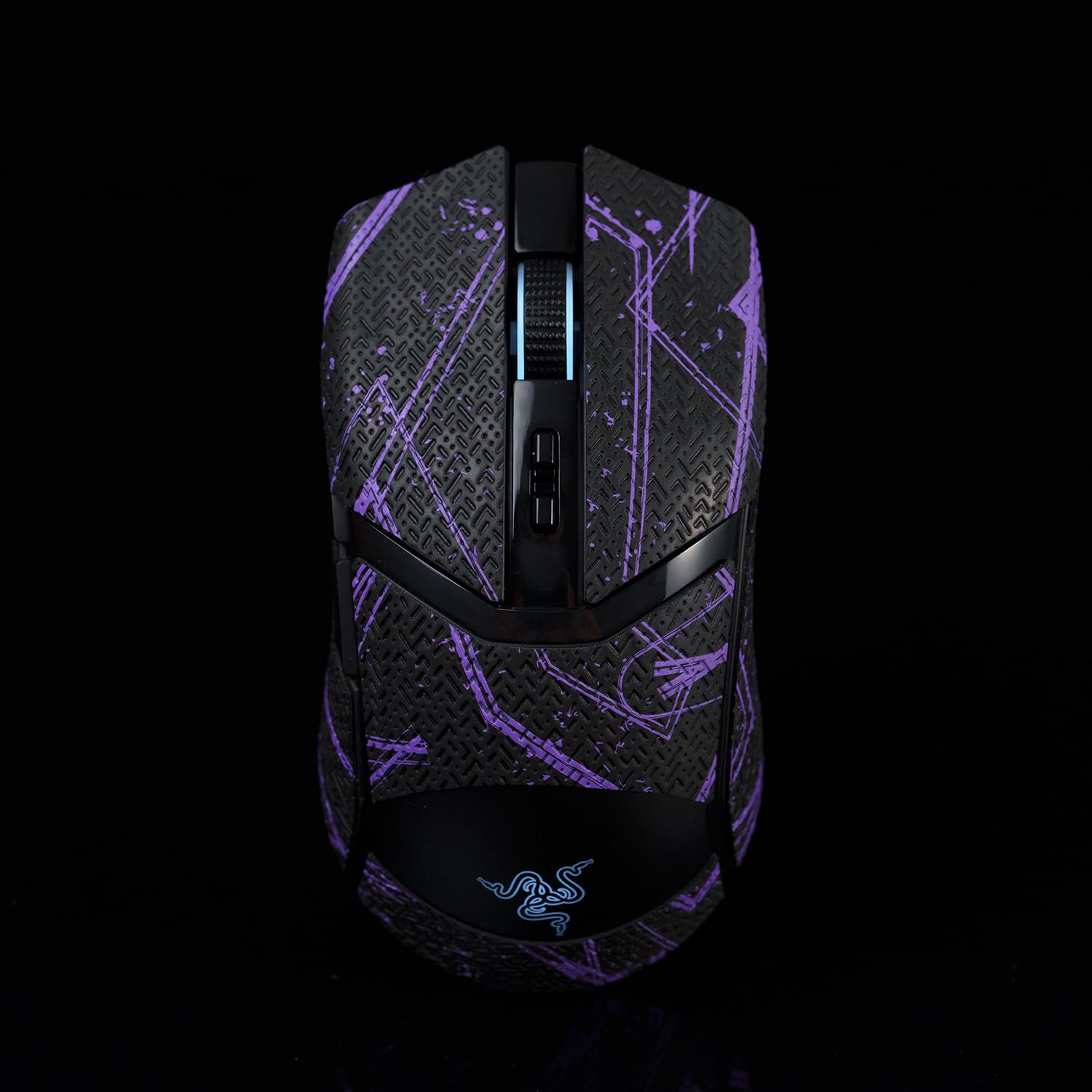 Souris Grip Tape autocollant noir violet antidérapant Razer Cobra PRO