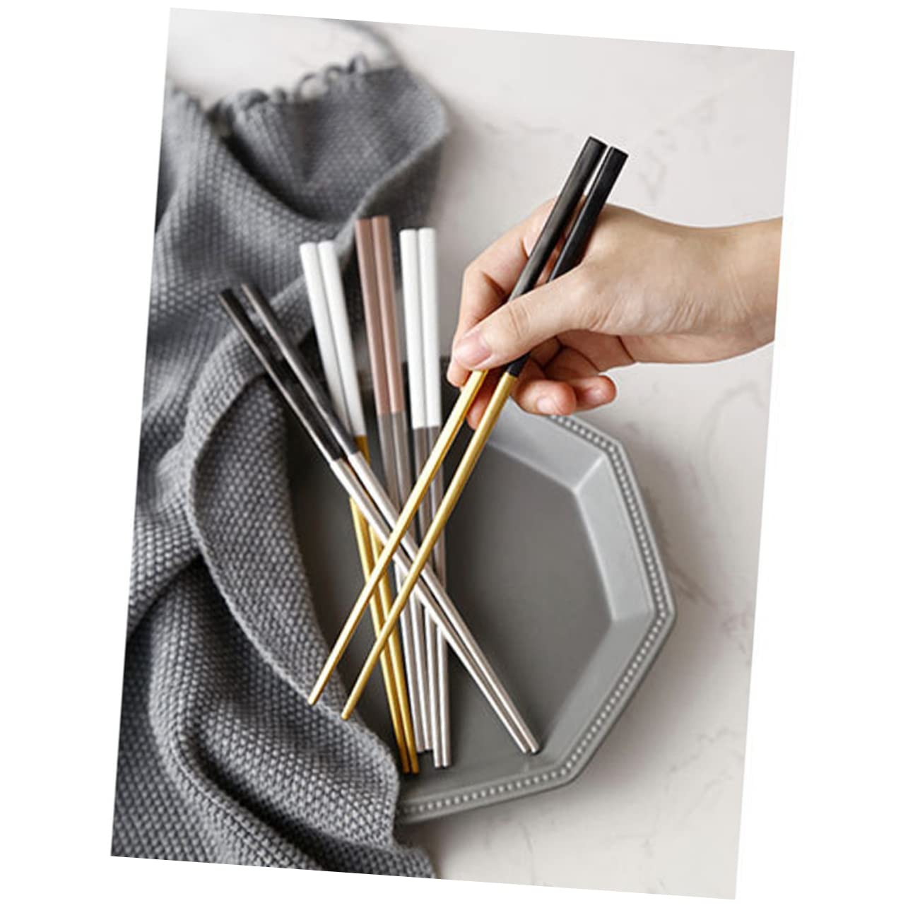Amazon | OKUMEYR ペアa ペア Chopsticks 高級箸 長い箸 お箸 練習 お 