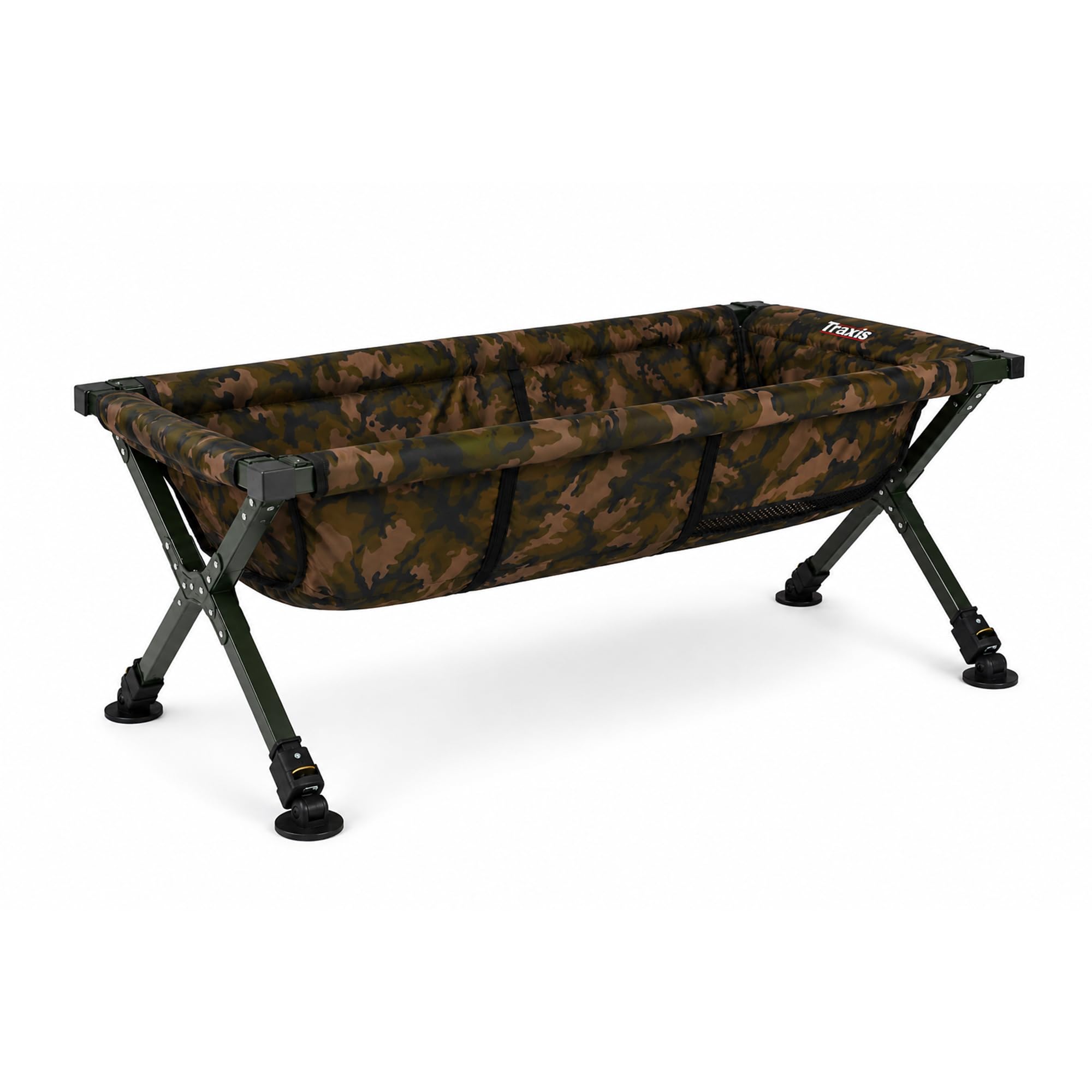 Traxis Carp Cradle XXL - Mata Karpiowa do Odhaczania - Składana Konstrukcja - Regulowane Nogi - Mata Wędkarska dla Karpiarzy
