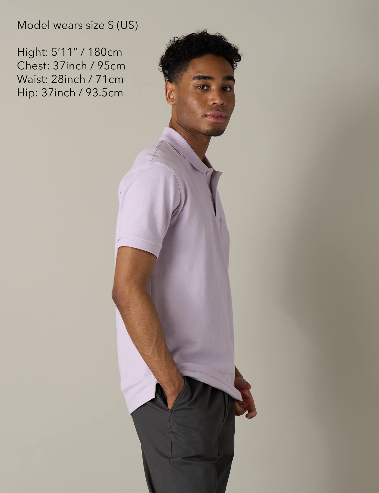 LAPASA Polo da Uomo 100% Cotone piqué Manica Corta vestibilità Classica Primavera/Estate