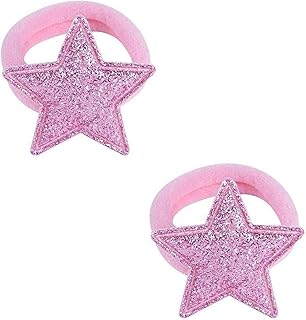 Diadema Mujer 1 par de oro plata rosa corazón corona estrella princesa tocado cuerdas de pelo ajuste elástico Auriculares Diadema (Size : 6)
