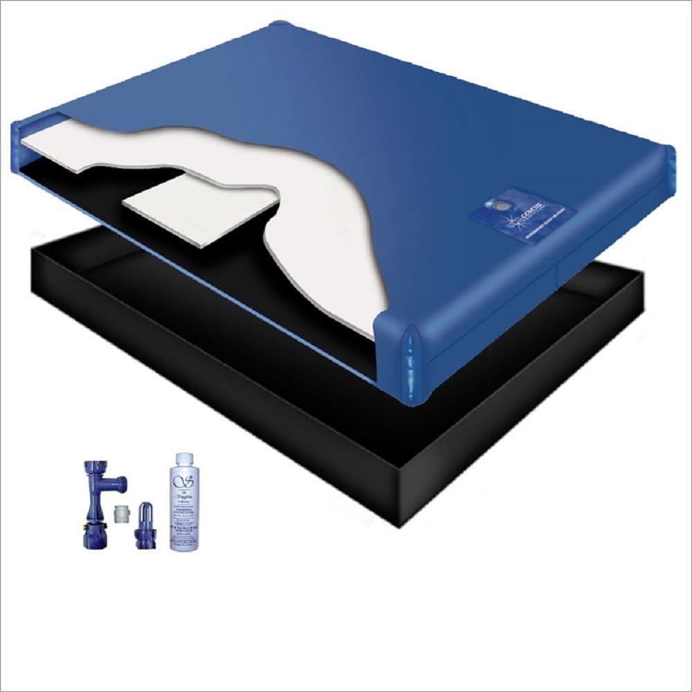 60% WAVELESS WATERBED Mattress/Liner/Fill Drain/Conditioner KIT (Super Single 48x84 1G4S4)