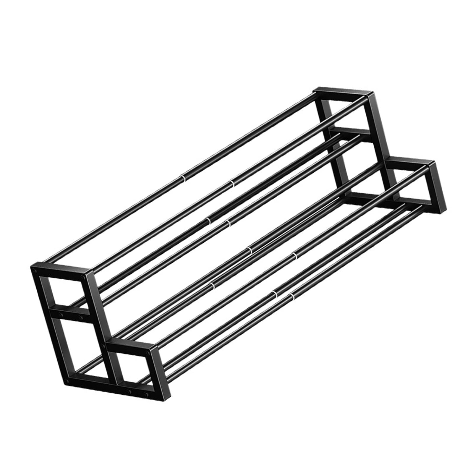Nucelit Multifunctional Kitchen Rack with Adjustable Width and Sturdy Coating for Seasoning Containers Store Shelf Planner