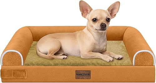 Miniatura 20 de Cama grande para perros ortopédica lavable: camas con almohada XL para perros grandes, sofá de espuma viscoelástica, impermeable, funda extraíble