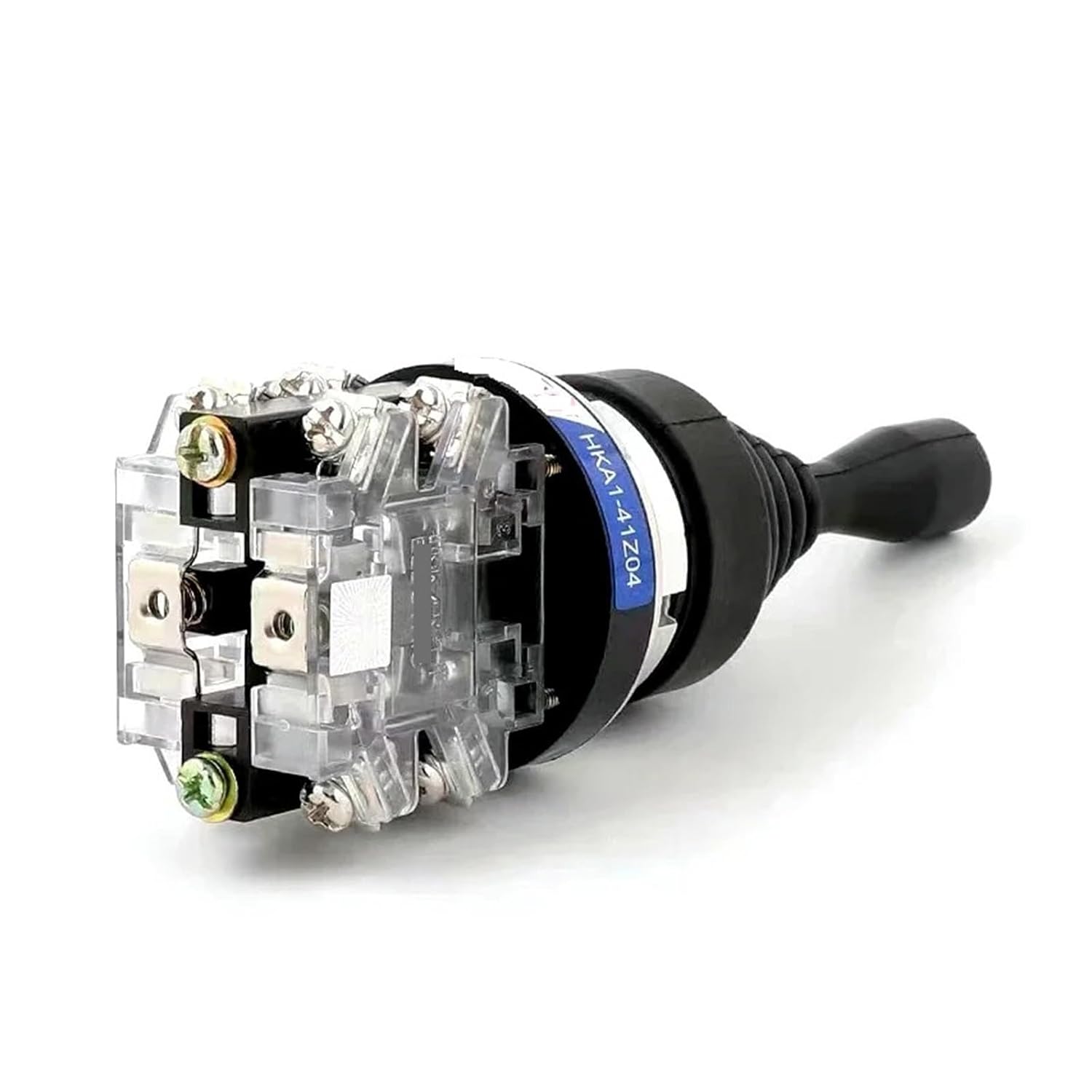 30mm 2/4 Directions Momentary/Self-Locking Monolever Joystick Switch Transparent Black HKA1-41Z02/41Z04/41Y02/41Y04 Cross Switch(HKA1-41Y04)
