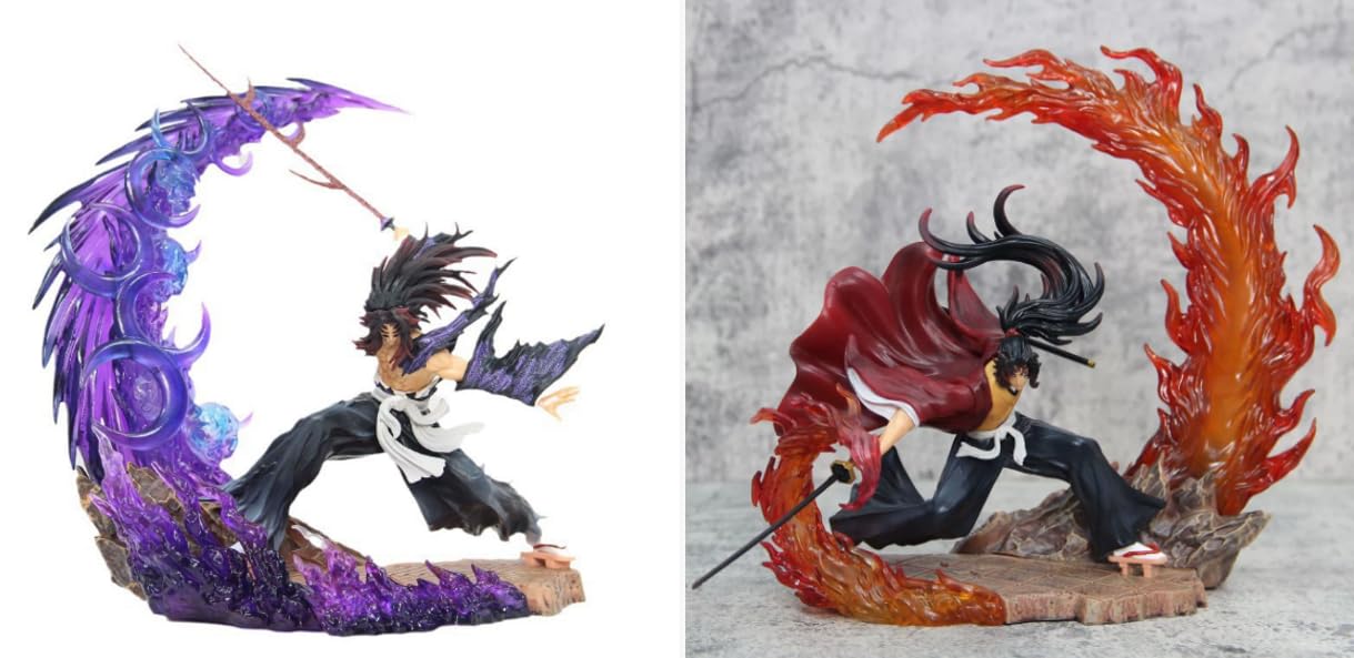 Amazon.co.jp: 【YAORUI】継国縁壱 継国巌勝 フィギュア 上弦の壱 黒死