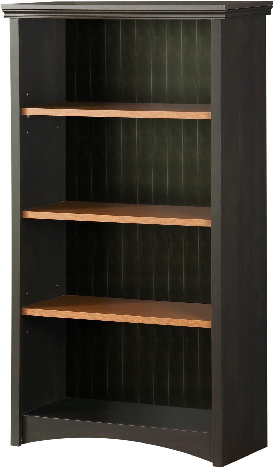 South Shore 4-Shelf Storage Bookcase, Ebony and Spice, Wood
