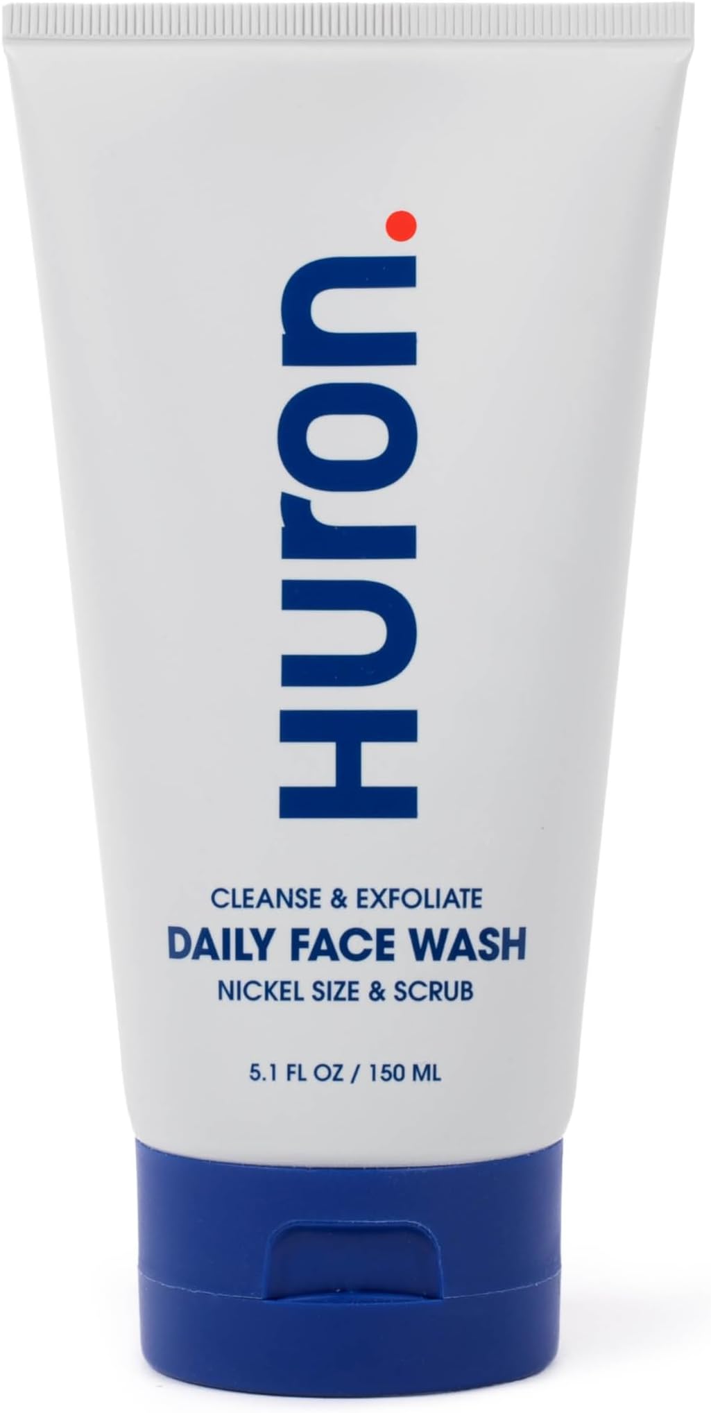 Men’s Face Wash - Daily Deep Facial Cleanser & Mild Exfoliator - Cleans, Conditions, & Hydrates Skin - Subtle Energizing Scent - Vegan, Sulfate-Free - 5.1 Oz