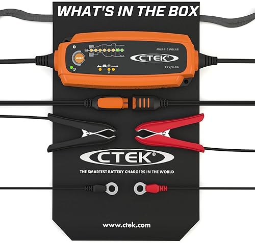 Miniatura 2 de CTEK (56-958) Cargador de batería de 8 pasos MUS 4,3POLAR de 12voltios completamente automático.