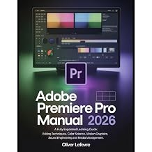 Adobe Premiere Pro User Manual 2026 A Fully Expanded Learning Guide Editing Techniques, Color Science, Motion Graphics, Sound Engineering and Media Management.