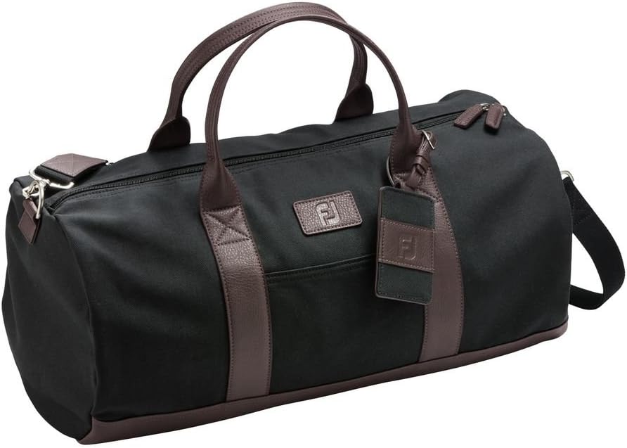 FootJoy Canvas Duffel Golf Bag (Black)