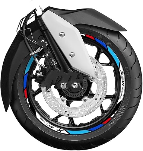 Miniatura 2 de Adhesivo reflectante para rueda de motocicleta Y&AMAHA para X & max 125 250 300 2023, calcomanía reflectante para llanta de motocicleta, cinta de
