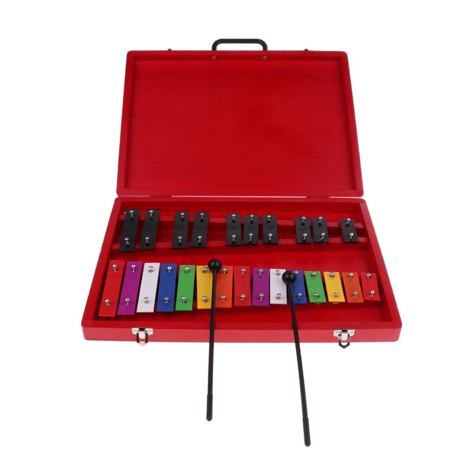 xilofono 25 Note Glockenspiel Sound Metal Keys Soprano Piano Music Learning Adatto per Strumenti A Percussione per Studenti Principianti