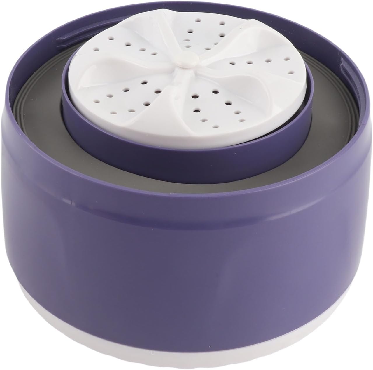 Yinhing Portable Washing Machine, Rechargeable Cordless Mini Washer 1L Capacity for Underwear Socks, with 2 Modes 2000mAh Lithium Ion Battery (Purple)