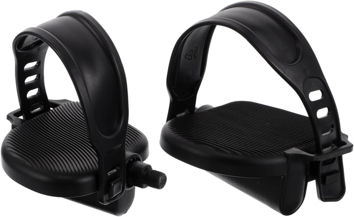 1Set Barefoot Bike Pedals for Seniors Exercise Bike Accessory for Home Commercial Use Comfortable Fit Easy to Assemble Versatile Pedal for Safe Cycling