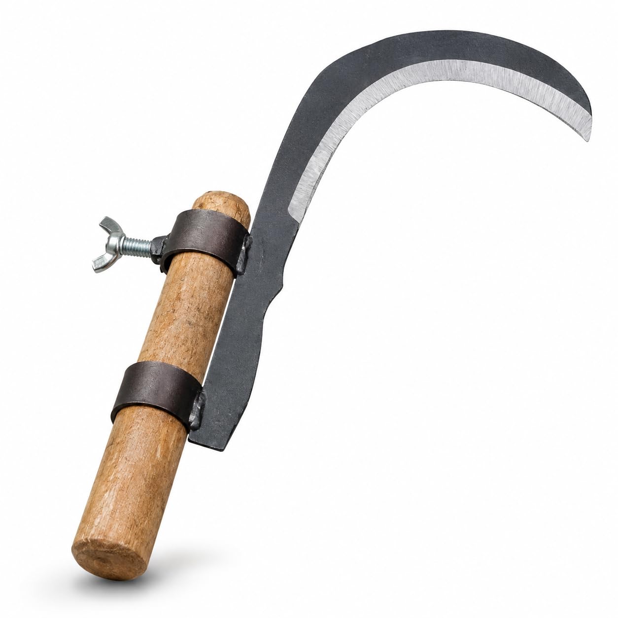 Hand Garden Sickle | Heavy Duty Weeding Tool for Grass Cutting, Harvesting, Gardening & Farming | Sharp Carbon Steel Blade-picture-27