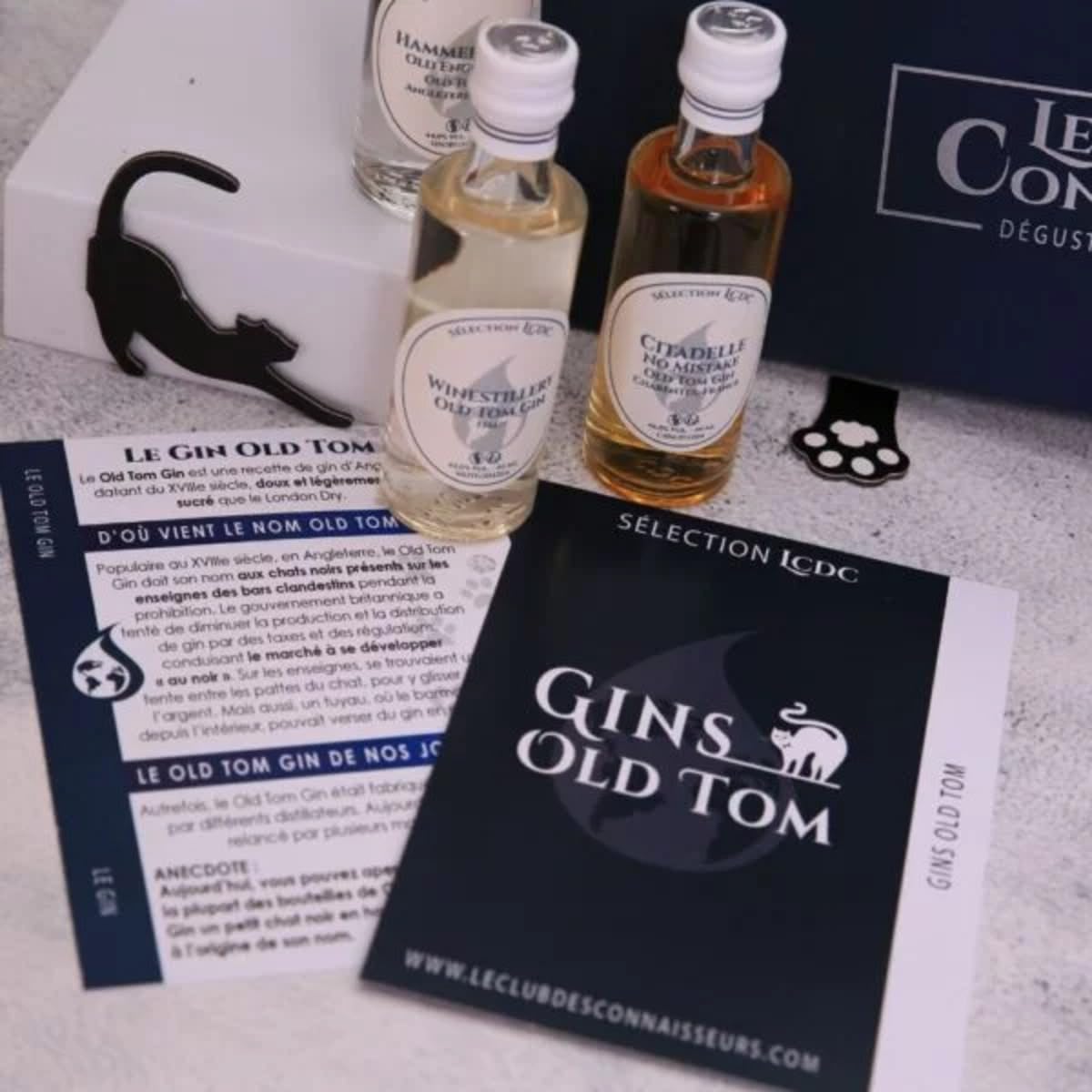 Coffret Dégustation Gin Gins Old Tom 6 x 40ml - En Solo Ou Duo - Le Club des Connaisseurs