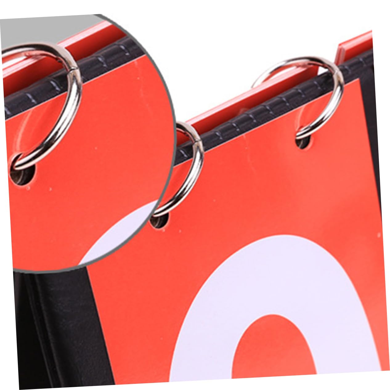 GANAZONO Tabletop Scoreboard Flipper Portable Sided Scoreboard for Basketball Football and Sports Lightweight Durable Easy to Read Numbers for Games Red