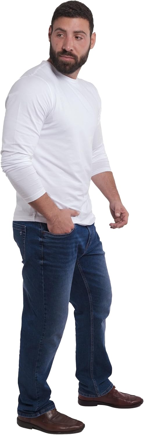 The Perfect Jean TPJ Mens Thick Thicc Fit Jeans 99% Cotton Denim