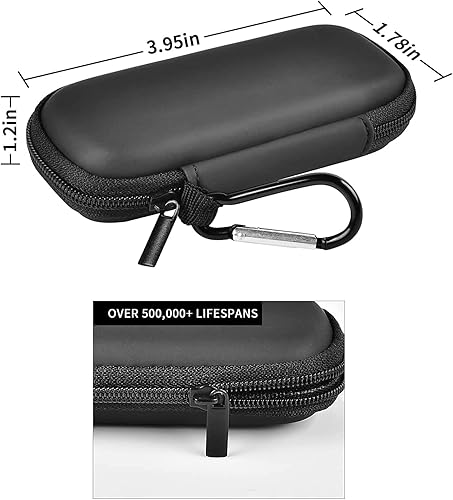 Miniatura 11 de Funda para monitor cardíaco compatible con AliveCor Kardia Mobile ECG/para KardiaMobile 6L para dispositivos Apple y Android, solo funda (blanco)