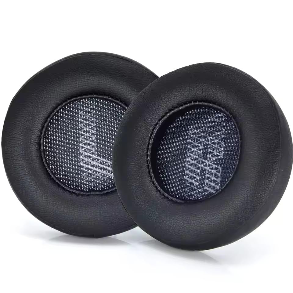 Live 400 BT Earpads - live400 Replacement Ear Pads Cover Cushions Foam Compatible with JBL Live 400BT On-Ear Wireless Headphones,High-Density Noise Cancelling Foam,Softer Leather - Black